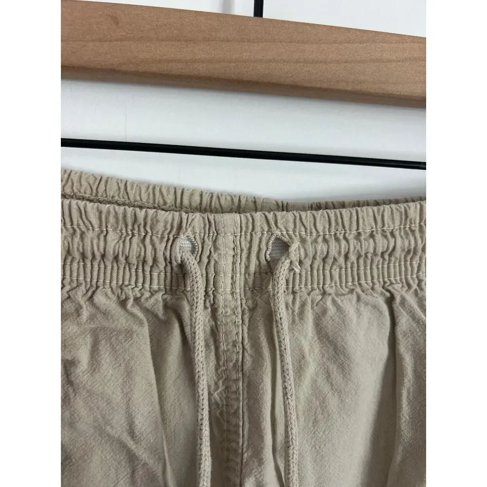 Salem Straights Khaki Drawstring Shorts • Women’s Medium • Casual Comfort Fit - Picture 4 of 7